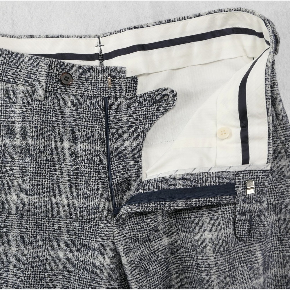 Suitsupply x Ferla Hudson 36R Alpaca Cotton Glen Check Windowpane Flannel Suit - Picture 15 of 16